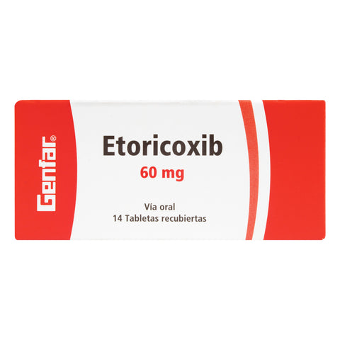 Etoricobix 60 MG x 14 Tabletas Genfar