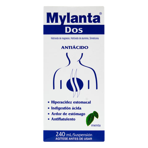 Mylanta Dos Menta Liquida x 240 ML