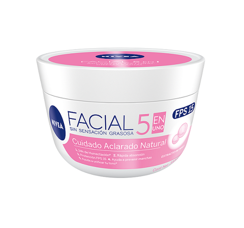 Crema Nivea Facial Cuidado Tono Natural x 100 ML