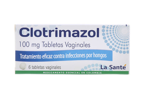 Clotrimazol 100 mg x 10 tabletas Vaginal Procaps