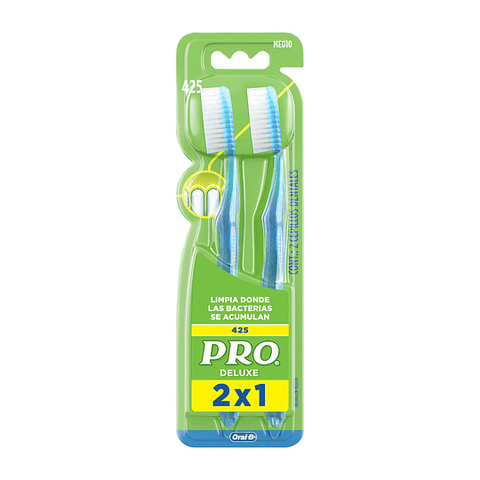 2 Cepillos Dentales Pro Medio 425