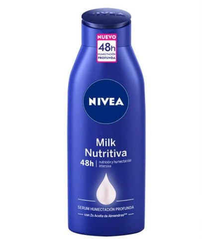 Crema Nivea Corporal Milk Nutritiva Almendras x 400 mL