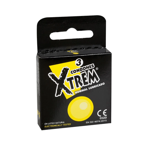 Preservativos Xtrem Normal Lubricado x 3 Unidades