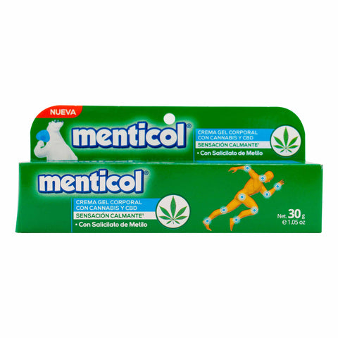 Menticol Crema Gel Corporal con Cannabis x 30 GR
