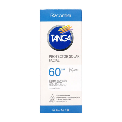 Protector Solar Facial Tanga SPF60 x 50 mL