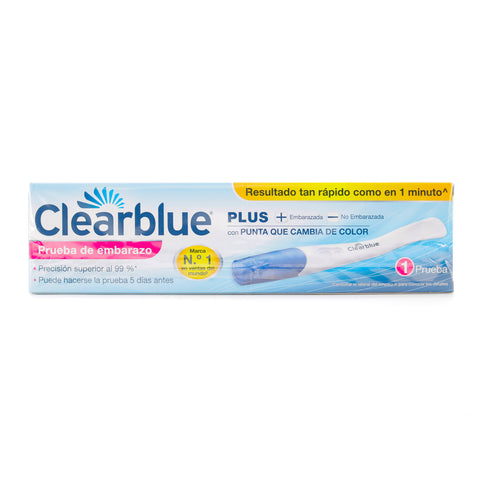 Prueba De Embarazo Clearblue Plus