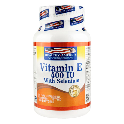 Vitamin E Healthy 400 IU x 100 Capsulas Blandas