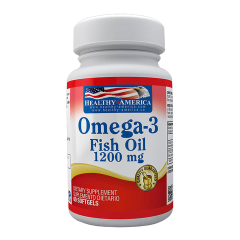 Omega 3 Fish Oil 1200 MG x 60 Capsulas Blandas