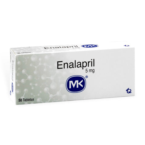 Enalapril 5 MG x 50 Tabletas MK