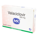Valaciclovir 500 MG x 10 Tabletas MK