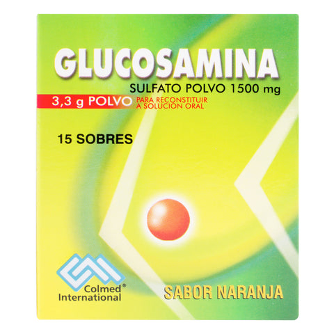 Glucosamina 1500 MG x 15 Sobres Naranja PC