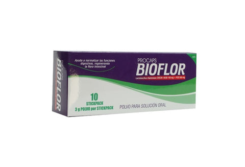 Bioflor Polvo Solución Oral 10 Unidades x 3 GR