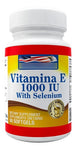 Vitamina E 1000 UI x 50 Capsulas Blandas