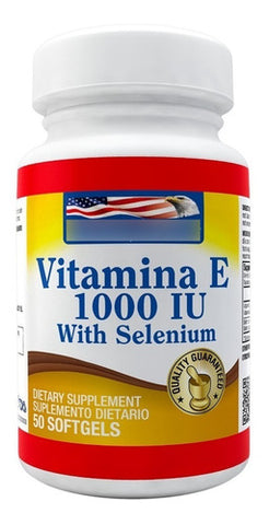 Vitamina E 1000 UI x 50 Capsulas Blandas