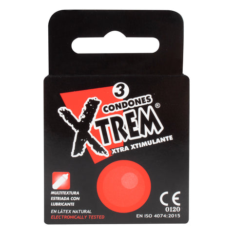 Preservativos Xtrem Xtra Xtimulante x 3 Unidades