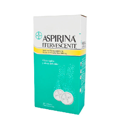 Aspirina Efervescente 500 mg 50 tabletas