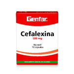 Cefalexina 500 mg 10 cápsulas Genfar