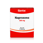 Naproxeno 500 mg 10 tabletas Genfar