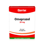 Omeprazol 20 mg 10 capsulas Genfar