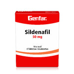 Sildenafil 50 mg 4 tabletas Genfar
