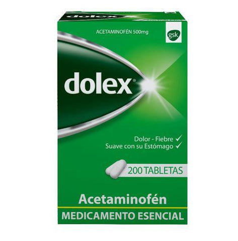 Dolex 500 mg 200 tabletas