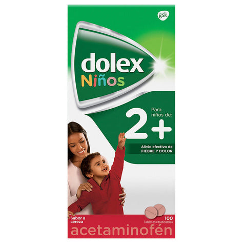 Dolex Pediatrico 100 Tabletas Masticables