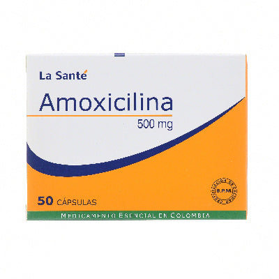 Amoxicilina 500 mg 50 capsulas La Santé