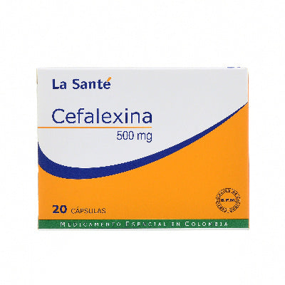 Cefalexina 500 mg 20 cápsulas La Santé