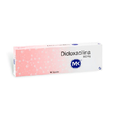 Dicloxacilina 500 mg 50 cápsulas MK
