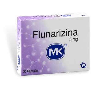 Flunarizina 5 Mg 30 Capsulas MK