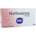 Norfloxacina 400 mg 14 Tabletas MK