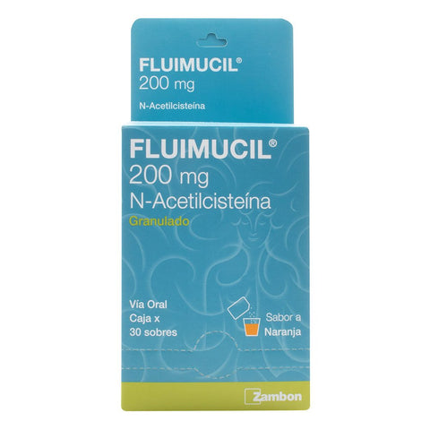Fluimucil 200 Mg 30 Sobres