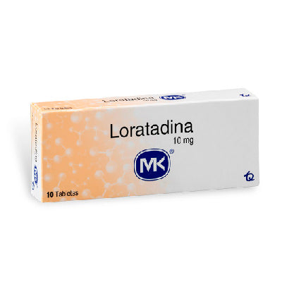 Loratadina 10 mg 10 tabletas MK