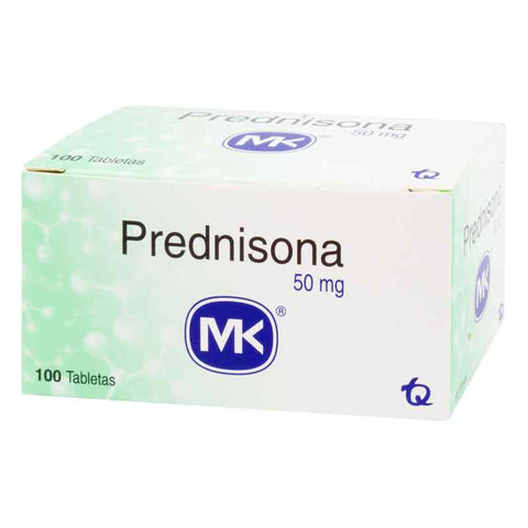 Prednisona 50 mg 100 Tabletas MK