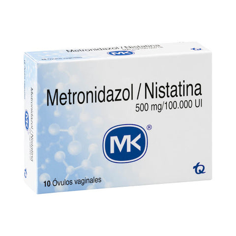 Metronidazol 500 Mg + Nistatina 10 Óvulos MK