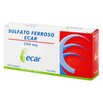 Sulfato Ferroso 200 mg 250 Grageas Ecar
