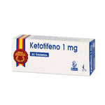 Ketotifeno 1 mg 30 tabletas Recipe