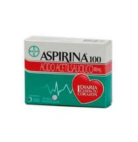 Aspirina 100 mg 140 tabletas