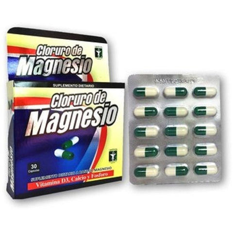 Cloruro de Magnesio x 30 Capsulas
