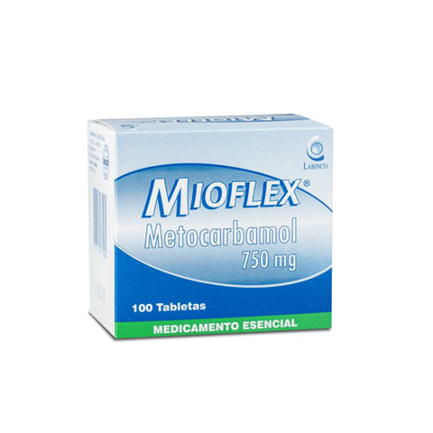 Mioflex 750 Mg 100 Tabletas