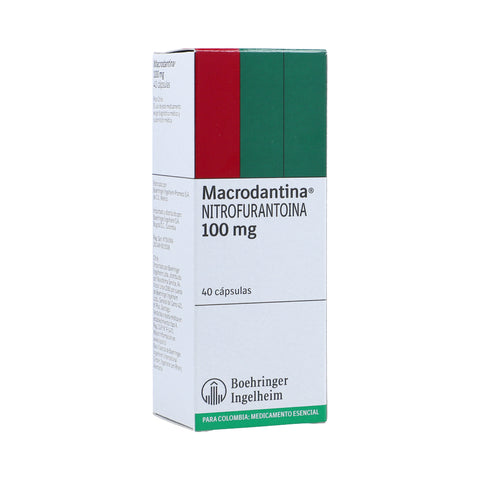 Macrodantina 100 Mg 40 Capsulas