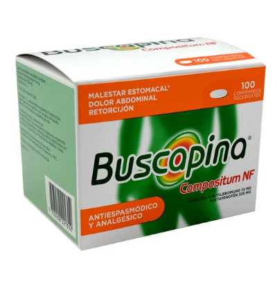 Buscapina NF Compuesta 325/10 mg 100 Tabletas