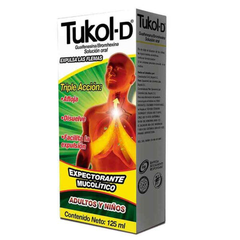 Tukol-D Expectorante Solución Oral x 125 ML