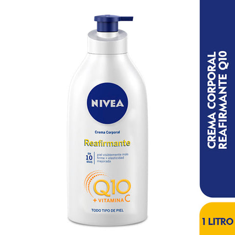 Crema Nivea Body Milk Q-10 Plus Reafirmante x 1000 ml
