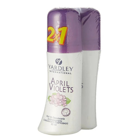 Desodorante April Violets Rollon 65 ML 2X1