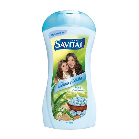 Shampoo Savital Biotina Y Sábila 550 ml