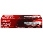 Crema Colgate Luminous White Carbón Activado x 75 ml