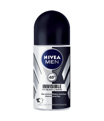 Desodorante Nivea Roll-on Invisibe Black & White x 50 mL