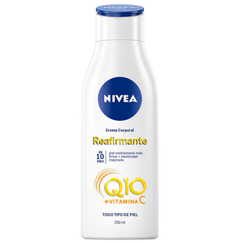 Crema Nivea Corporal Reafirmante Q-10 + Vitamina C x 250 mL