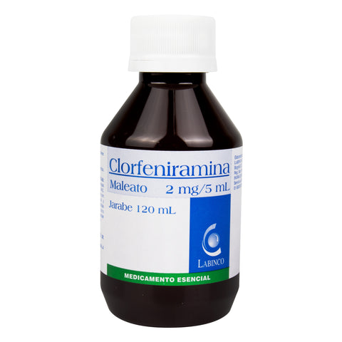Clorfeniramina Jarabe 120 ML Labinco